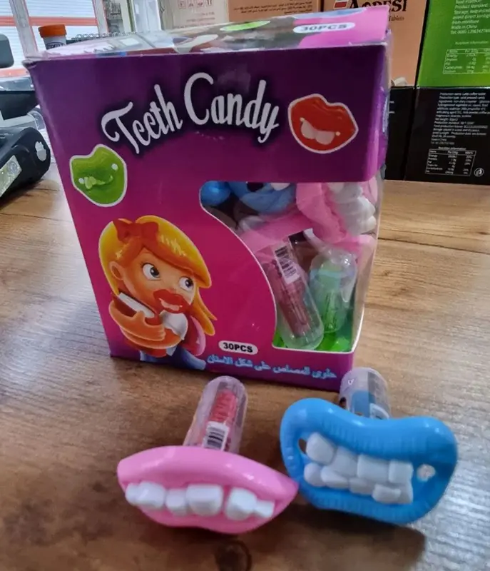 آبنبات دندونی پاکتی _ بسته ۳۰ عددی