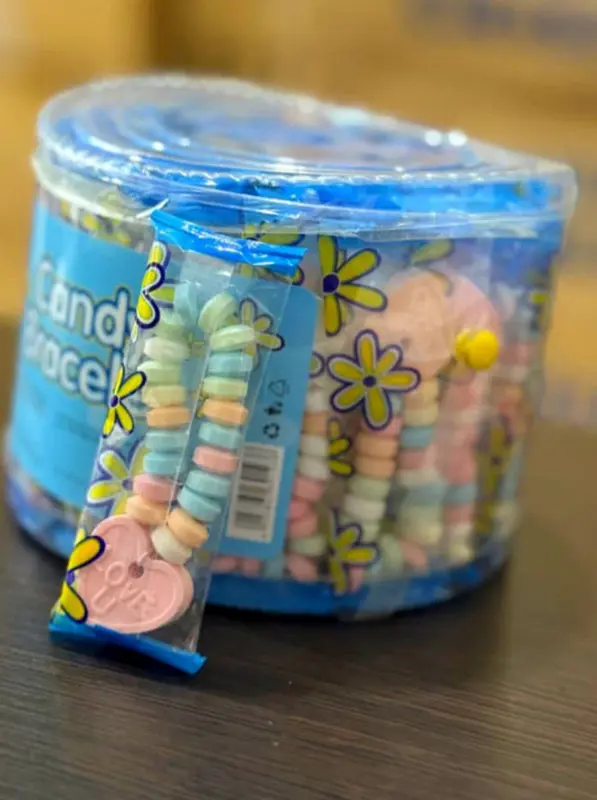 آبنبات دستبندی _ بسته ۵۰ عددی